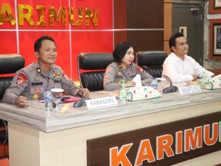 Polres Karimun Gelar Latpra Ops Pekat Seligi 2023.