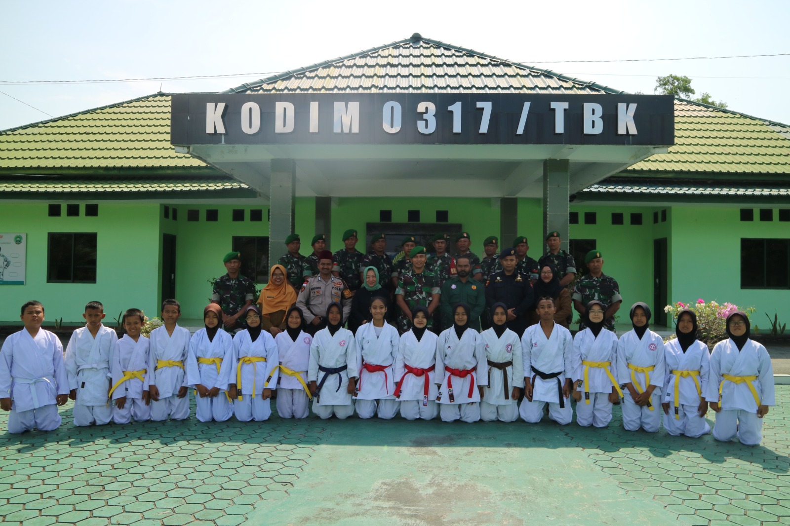 Dojo Laksana Kodim 0317/TBK Resmi Dibentuk.