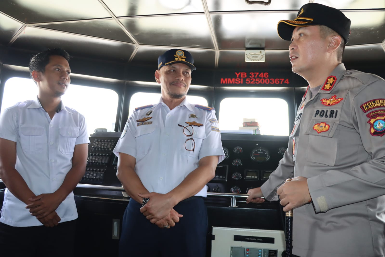 Jelang Lebaran, Kapolres Karimun Cek Kesiapan Pelabuhan.