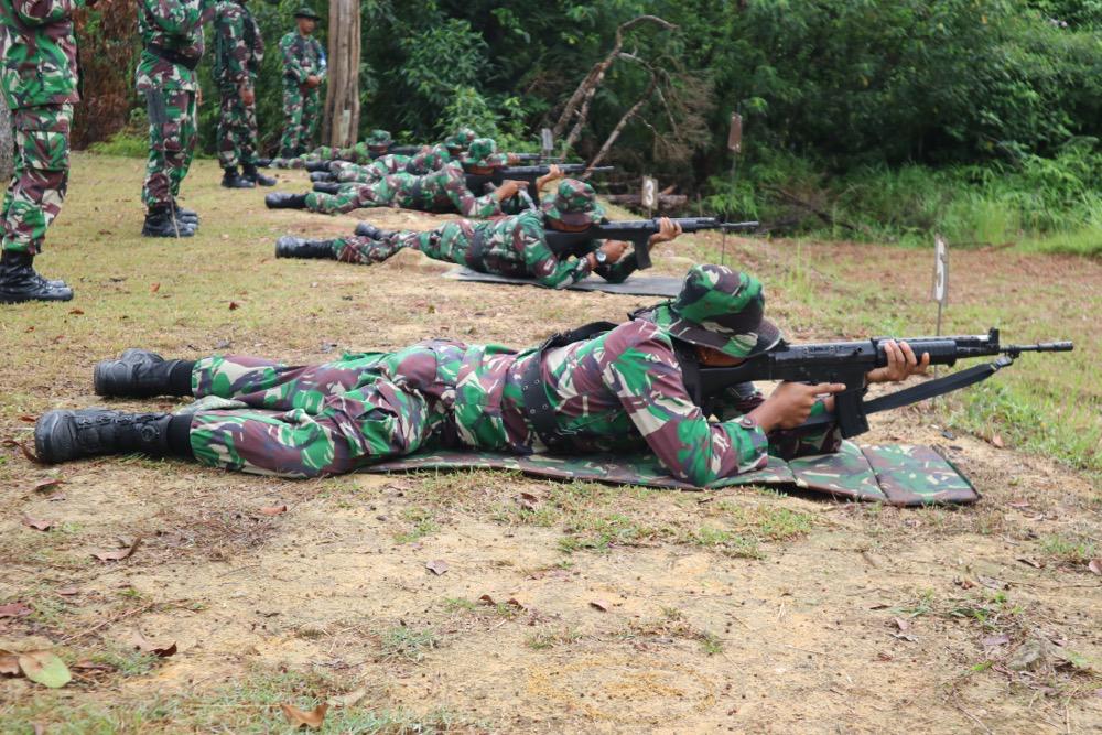 Unit Inteldim 0317/TBK meraih juara III lomba menembak perbakad Kodim 0317/TBK TW I TA 2023, di lapangan tembak Kipan-B Yonif RK 136/TS.