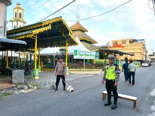 72 Personel Polres Karimun Beri Pengamanan Sholat Idul Adha