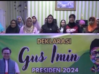 Dukungan Ketua Umum Partai Kebangkitan Bangsa (PKB), Muhaimin Iskandar maju menjadi calon Presiden RI 2024 bergema dikalangan Majelis Taklim.