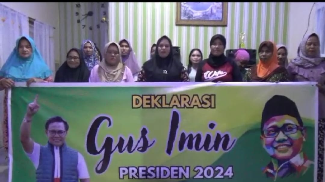 Dukungan Ketua Umum Partai Kebangkitan Bangsa (PKB), Muhaimin Iskandar maju menjadi calon Presiden RI 2024 bergema dikalangan Majelis Taklim.