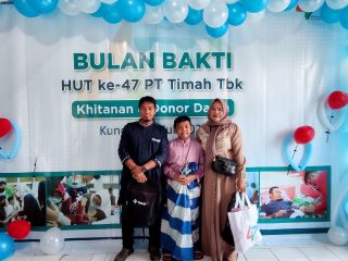 Puluhan anak di Kabupaten Karimun antusias mengikuti sunatan massal yang digelar oleh PT Timah Tbk Unit Produksi Kundur.