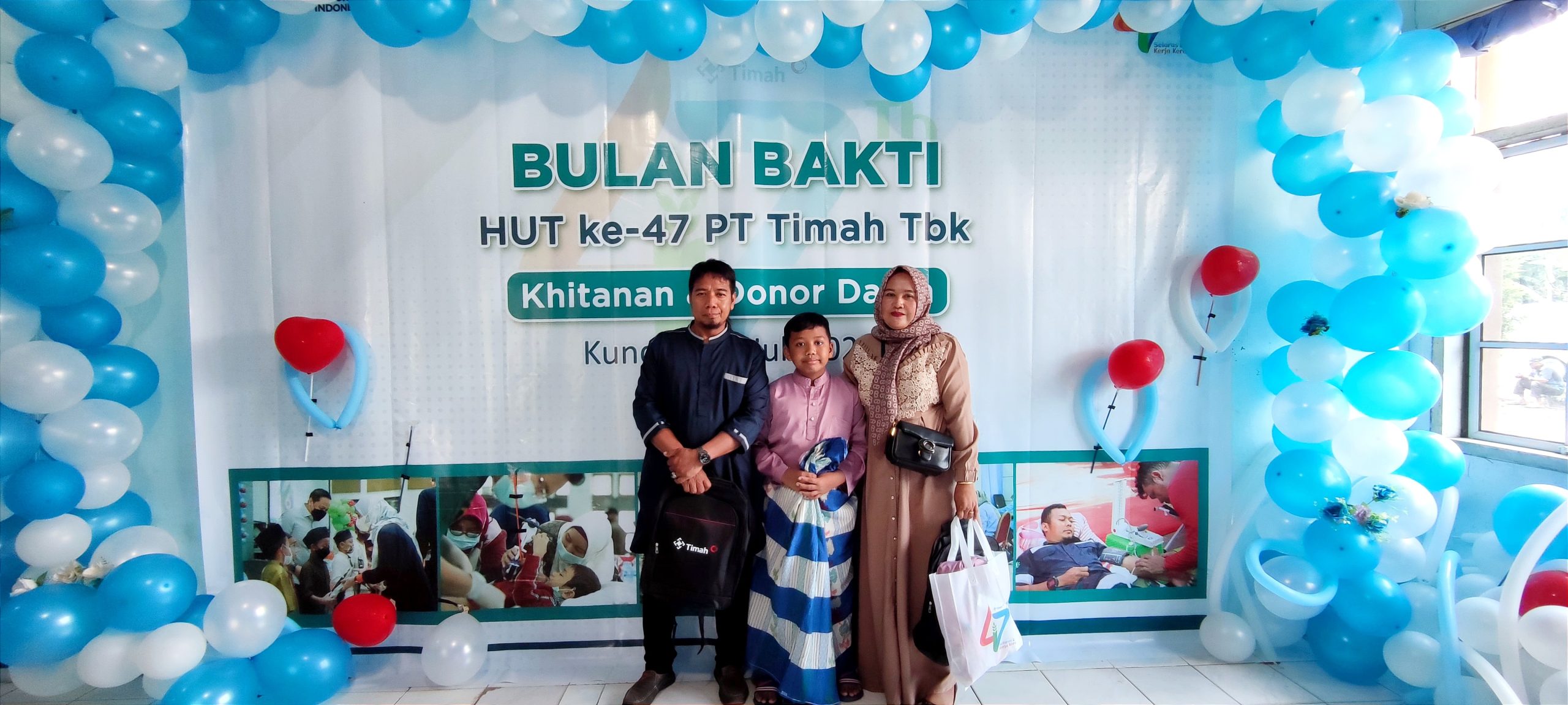 Puluhan anak di Kabupaten Karimun antusias mengikuti sunatan massal yang digelar oleh PT Timah Tbk Unit Produksi Kundur.