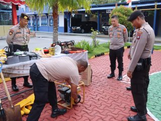 Kapolres Karimun Cek Peralatan SAR Satsamapta