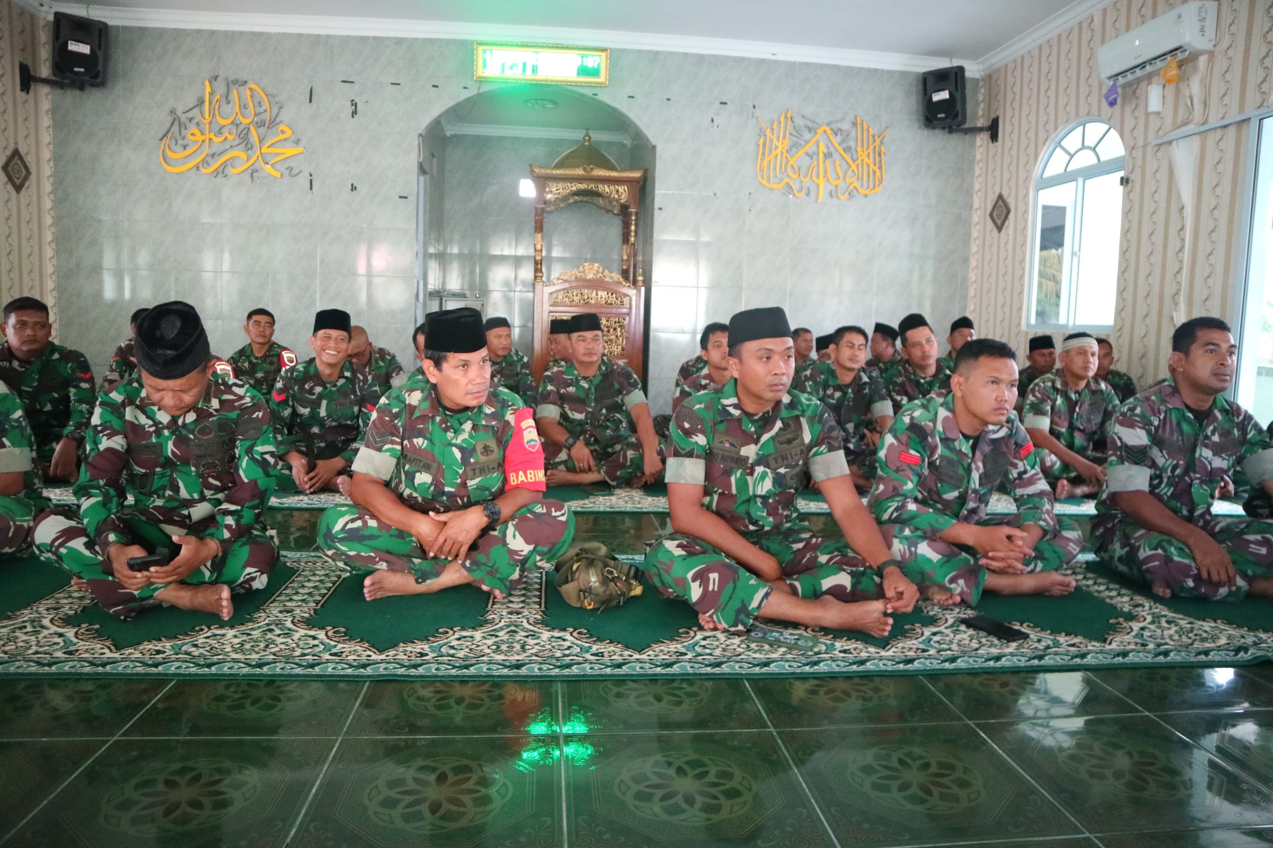 Kodim 0317/TBK menggelar vicon doa bersama dalam rangka memperingati HUT TNI ke-78, Selasa (2/10/2023) kemarin.