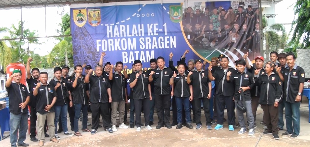 Keluarga besar Forum Komunikasi (Forkom) Sragen Kota Batam, Kepulauan Riau (Kepri), menggelar peringatan Hari Lahir (Harlah) Ke-1.