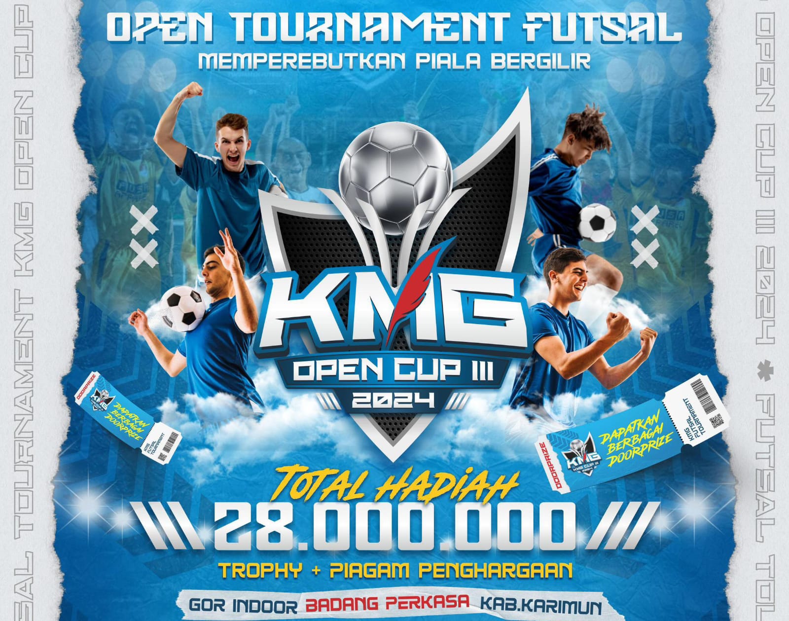 KMG Kembali Gelar Turnamen Futsal Cup III, Daftarkan Tim Anda Segera!