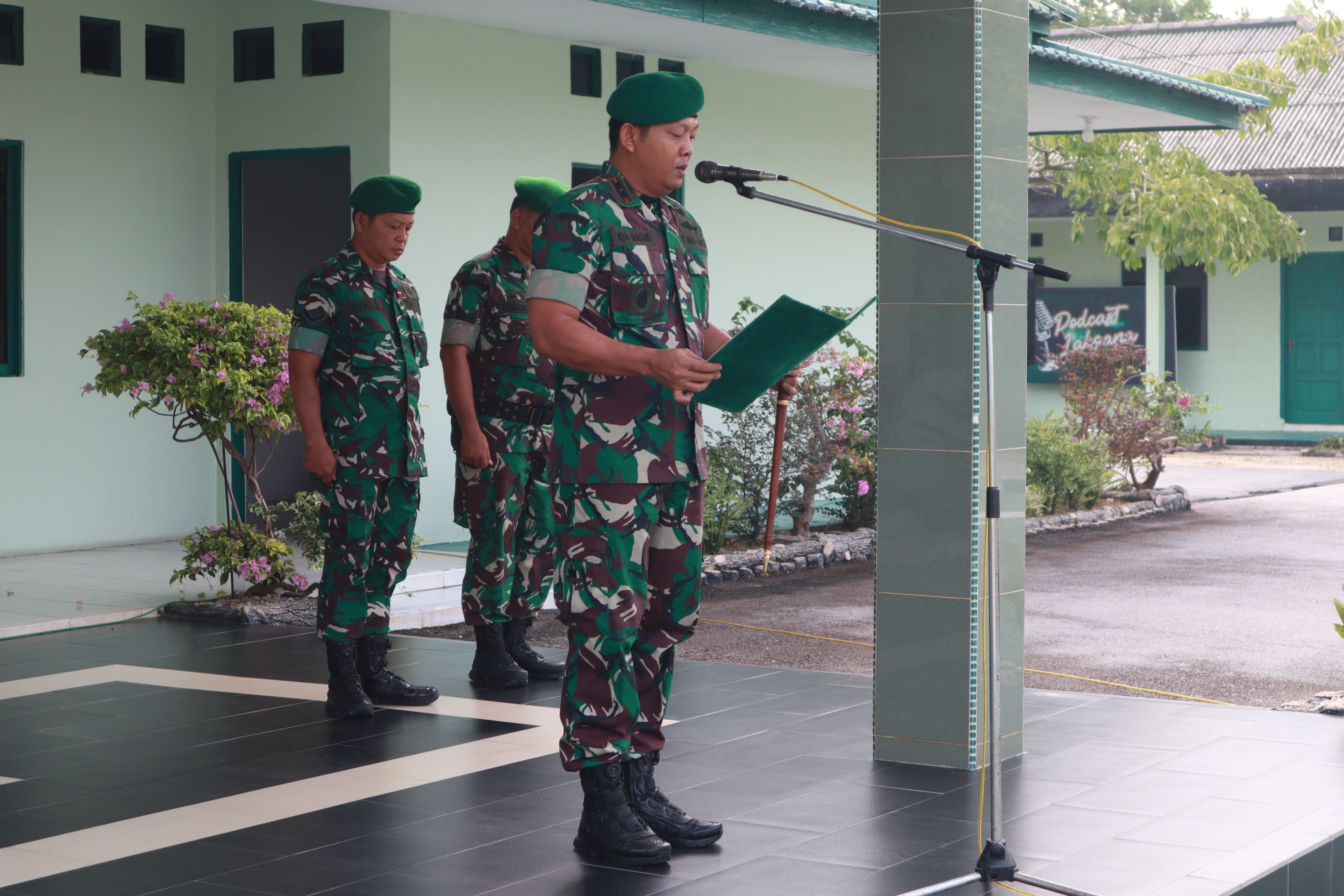 Dandim 0317/TBK Pimpin Apel Siaga Antisipasi Bangsit Pelantikan Presiden dan Wakil Presiden Terpilih